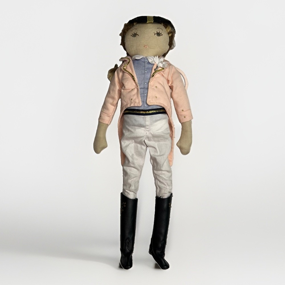 Pottery Barn Kids Alonna Equestrian Designer Doll 18" 2018 NWT Riding Outfit